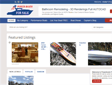 Tablet Screenshot of powerboatsforsale.us